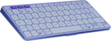Teclado Ingles Logitech Keys-To-Go 2 Universal Bluetooth Qwerty Internacional De Ee.Uu. Lila