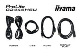 Monitor Iiyama  23.8" Gb2445hsu-B2 16:9 Hdmi+Dp+2xusb Lift