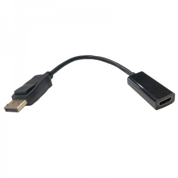Cable Conversor 3go Adphdmi Displayport Macho Hdmi Hembra 15cm Negro