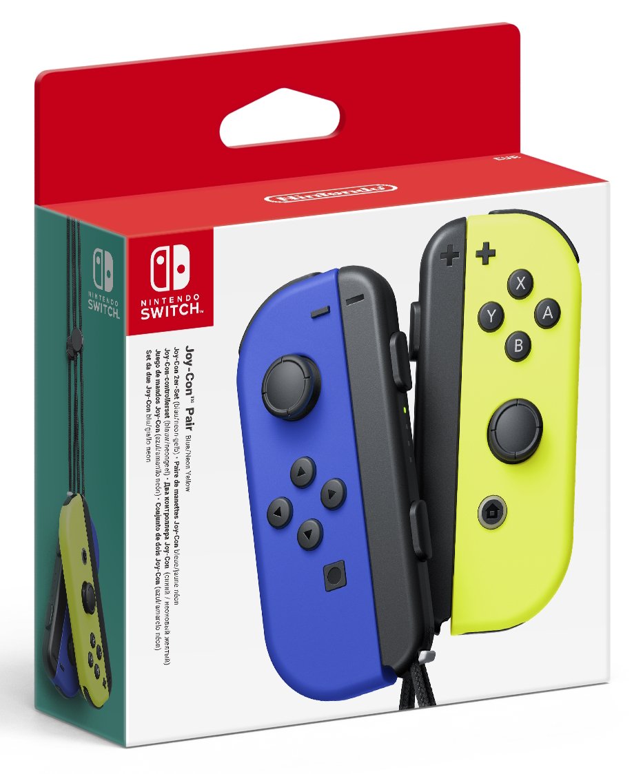 Nintendo Joy-Con 2er Set Blau/Neon Gelb