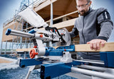 Tronzadora E Ingletadora A Batería Bosch Professional Biturbo Gcm 18v-254 D Professional Sierra Tronzadora E Ingletadora Azul, Sin Batería Ni Cargador