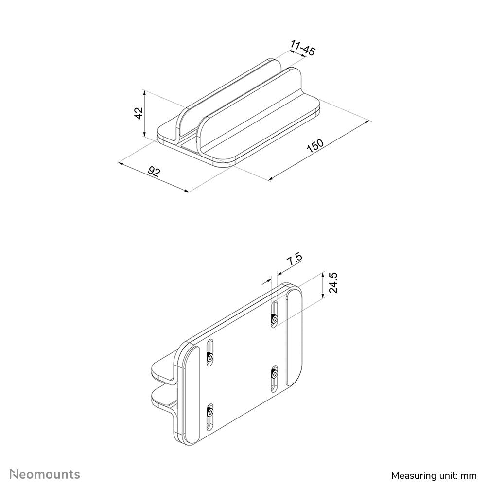 Neomounts By Newstar Soporte Para Portátil 11"-17" Negro