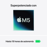 Apple Macbook Air 15,3' M5 10-Core Cpu 16gb 512gb Ssd 10-Core Gpu Blanco Estrella