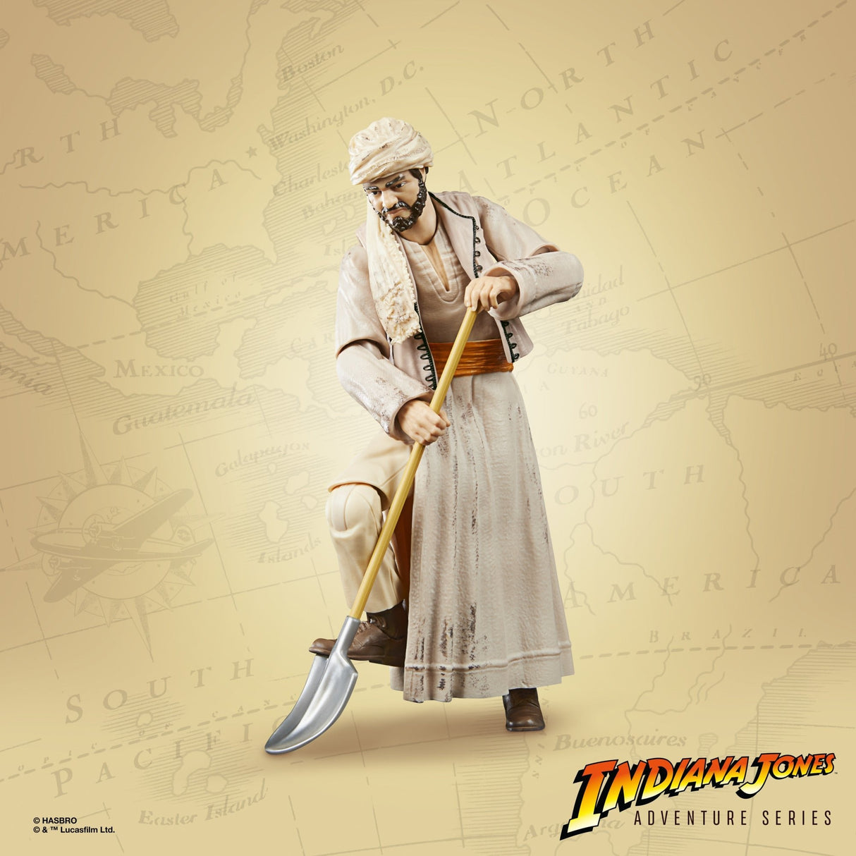 Figura Sallah En Busca Del Arca Perdida Indiana Jones 15cm