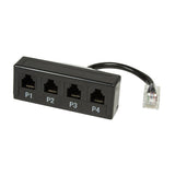 Logilink Modular Adapter 4 Port Telephone Splitter 1*R45 4*Rj11