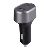 Cargador Allume Cigare T Nb 1x Usb-A Et 1x Usb-C 83w (Negro/Gris)