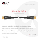 EAN 8719214473464 - CLUB3D CAC-1393 cable HDMI 50 m HDMI tipo A (Estándar) Negro imagen 3