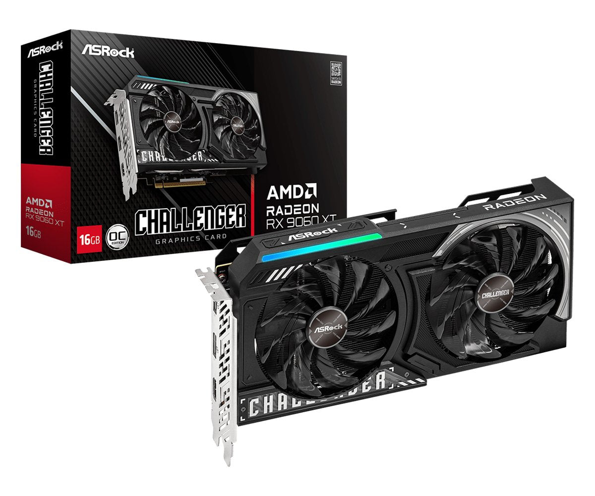 Asrock Rx9060xt Cl 16go 16gb Ddr6 Hdmi 2xdp