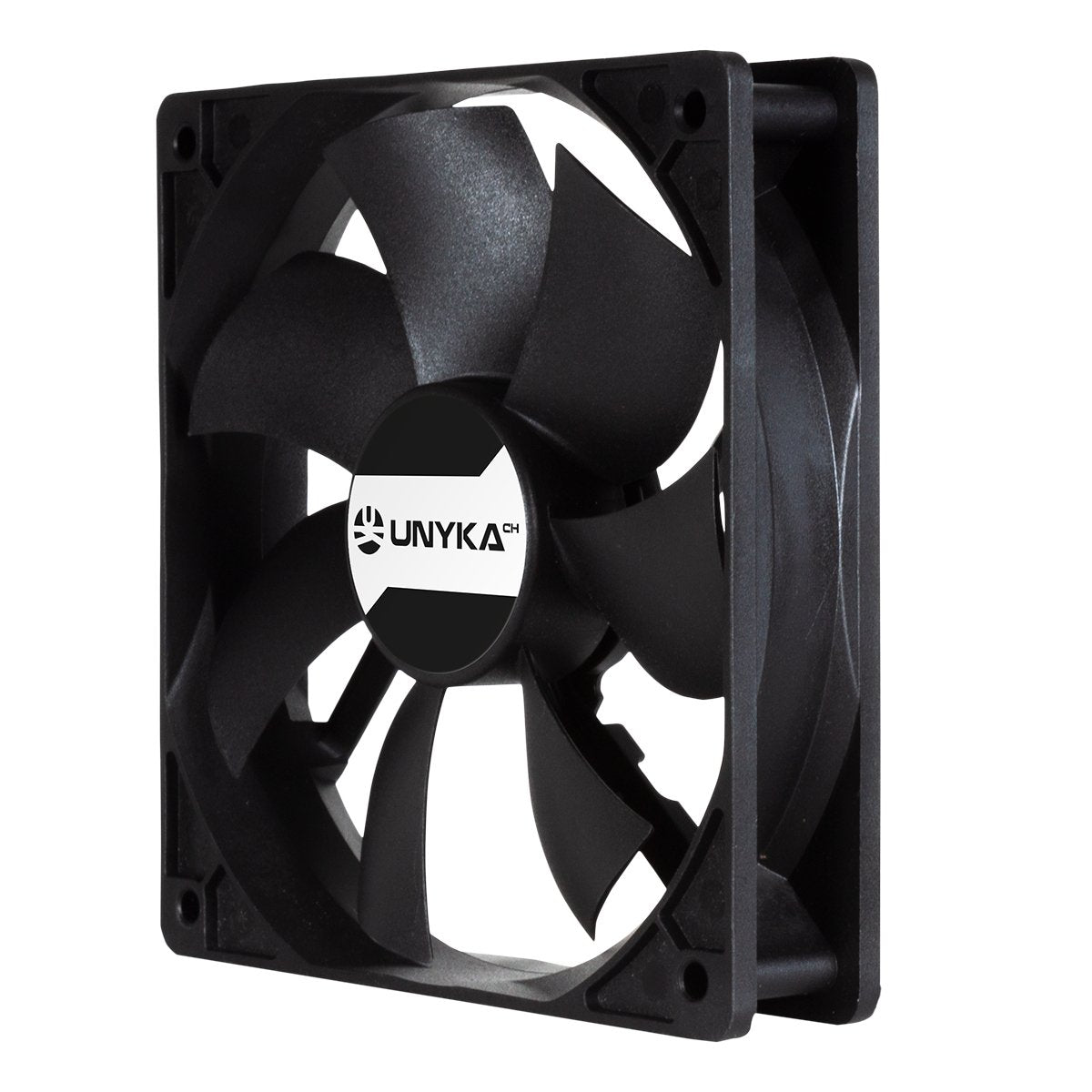 EAN 6940533543510 - UNYKAch 80.120.25 sistema de refrigeración para ordenador Carcasa del ordenador 12 cm Negro imagen 1