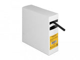 Delock Caja De Tubos Termorretráctiles, Tasa De Contracción 3: 1, 5 Mx 6,4 Mm Negro