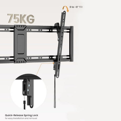 EAN 4015867240953 - Equip 650361 soporte para TV 2,41 m (95") Negro imagen 4