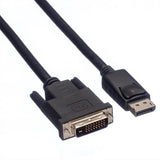 EAN 7611990129775 - ROLINE 11.04.5772 adaptador de cable de vídeo 2 m DisplayPort DVI Negro imagen 2