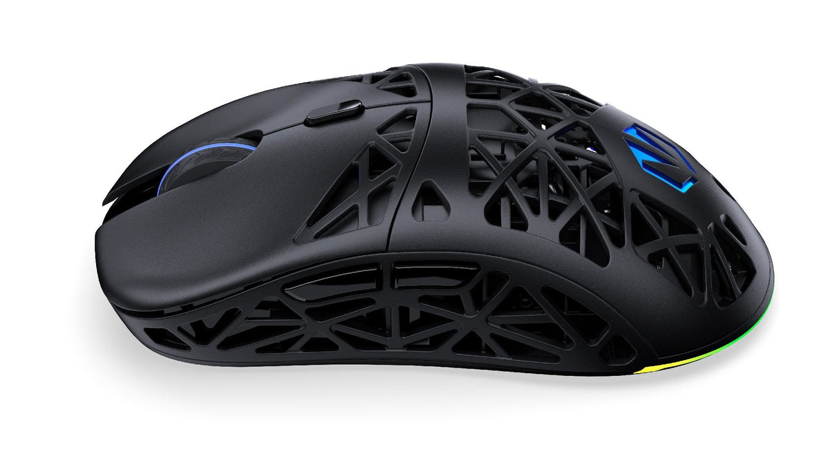 Ratón  Endorfy Liv Plus Wireless Gaming Negro, Incluye Estación De Carga Ey6a016