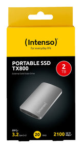 EAN 4034303035632 - Intenso TX800 2 TB USB Tipo C USB 3.2 Gen 2x2 Antracita imagen 4