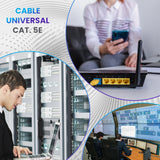 Cable De Red Extralink Cat5e Utp (U/Utp) V2 Indoor Twisted Pair 100m Gris