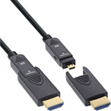 Inline® Hdmi Aoc Cable, Ultra High Speed Hdmi, 8k4k, Detachable Plug, 40m