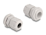 Delock 60654 Prensacables M16 10 Piezas Gris