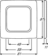 EAN 4011395117361 - Busch-Jaeger 1725-0-1494 placa de pared y cubierta de interruptor Blanco imagen 2