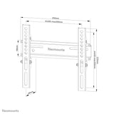 Soporte De Pared Neomounts By Newstar 24"-55" 1tft Negro Max.30k
