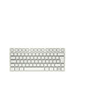 Teclado Alemán Cherry Kw 7100 Mini Bt Wireless De-Layout Milk Blanco