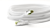Cable Rj45 Cat 8.1 S/Ftp, Awg  26, Blanco 20 Mts