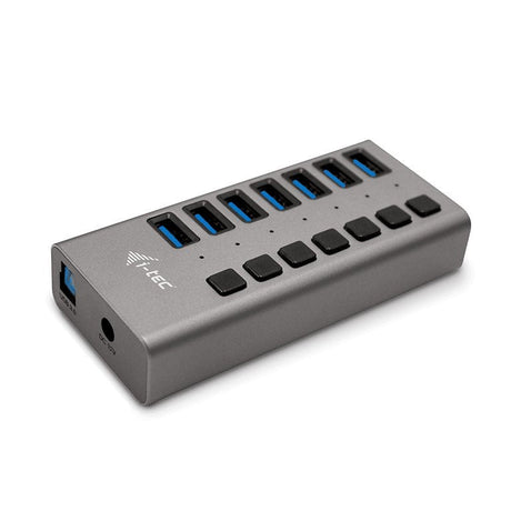 EAN 8595611702938 - i-tec U3CHARGEHUB7 cargador de dispositivo móvil Universal Gris Corriente alterna Carga rápida Interior imagen 1