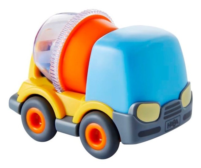 Haba Kullerbü - Hormigonera, Vehículo De Juguete Antracita/Amarillo 1306915001