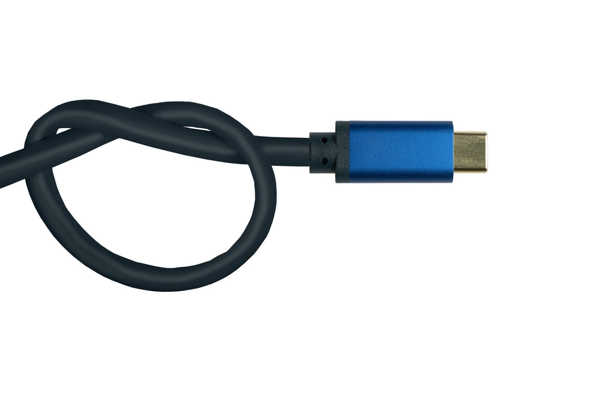 EAN 4014619554607 - Alcasa 4812-CSF010B adaptador de cable de vídeo 1 m USB Tipo C DisplayPort Azul imagen 2