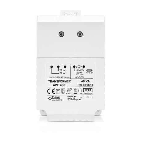EAN 5905033334786 - Satel TR 40 VA transformador de voltaje 18 V imagen 1