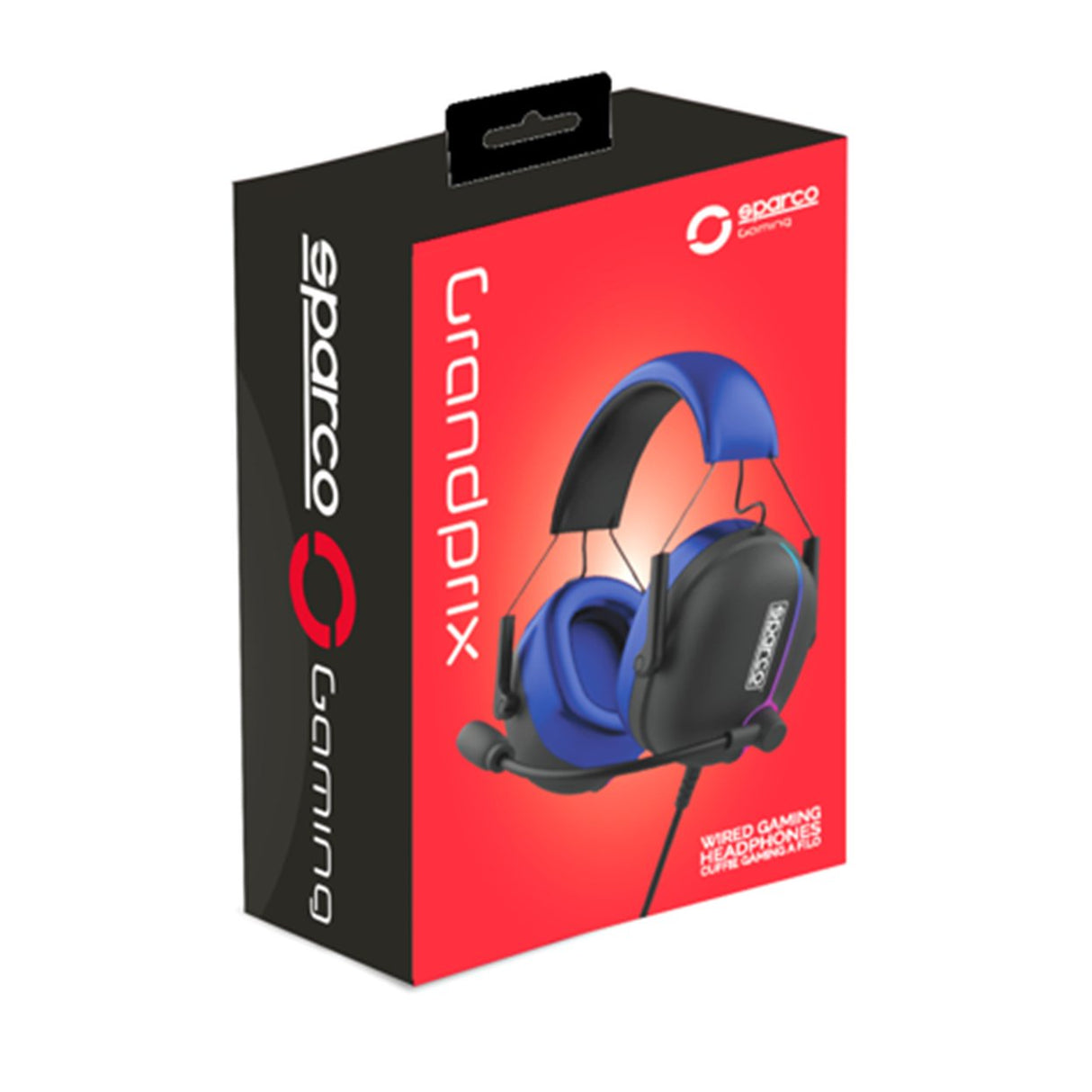 Sparco Spheadphoneevo Auriculares Gaming Usb Tipo A Negro, Azul