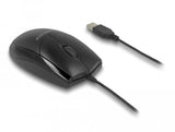 Delock 12106 Ratón De Escritorio Usb Óptico - Silencioso