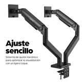 EAN 0766623462587 - Manhattan 462587 soporte para monitor 114,3 cm (45") Escritorio Negro imagen 13