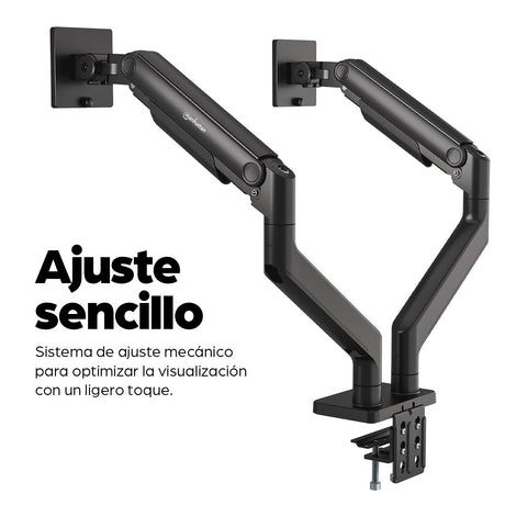 EAN 0766623462587 - Manhattan 462587 soporte para monitor 114,3 cm (45") Escritorio Negro imagen 13