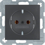 Berker 41431606 Schuko-Steckdose Alu