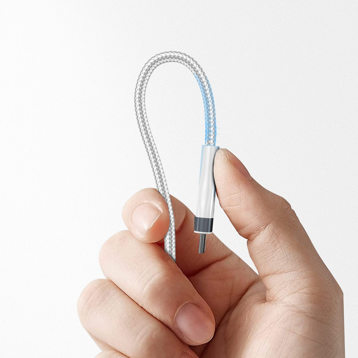 EAN 4252011910175 - 4smarts 541299 cable USB 0,25 m USB C USB C/Micro USB-A/Lightning Plata, Blanco imagen 5