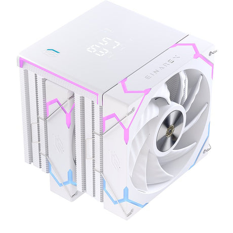 EAN 6977277369519 - Einarex EXAC-GL-300-R-W sistema de refrigeración para ordenador Procesador Refrigerador de aire 12 cm Bla imagen 7