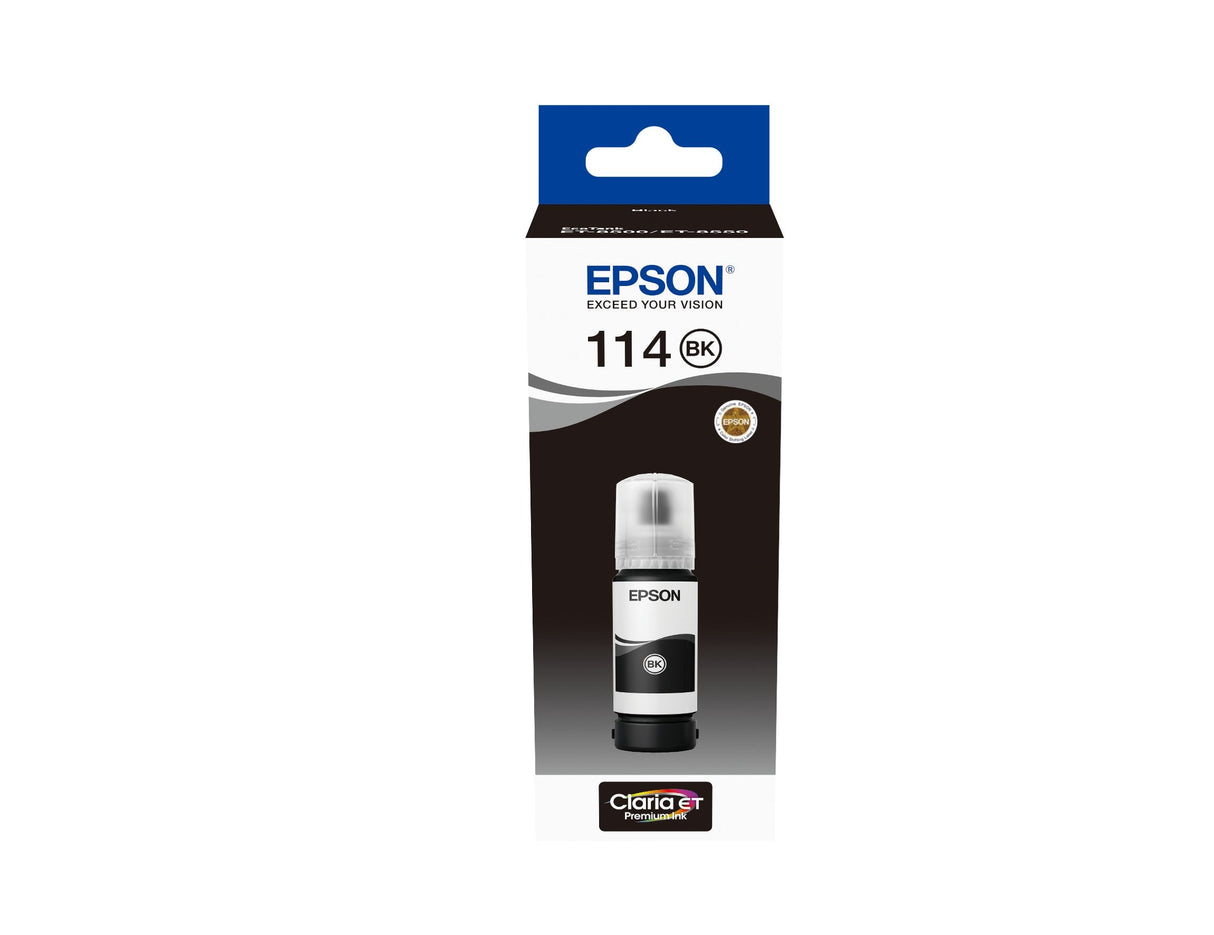 Epson Botella T114 Negra De Pigmento 70ml Ecotank Et-8500 / Et-8550