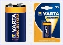 Varta Pilas Alcalinas E-Block, 6lr61, 9v  Blister*2