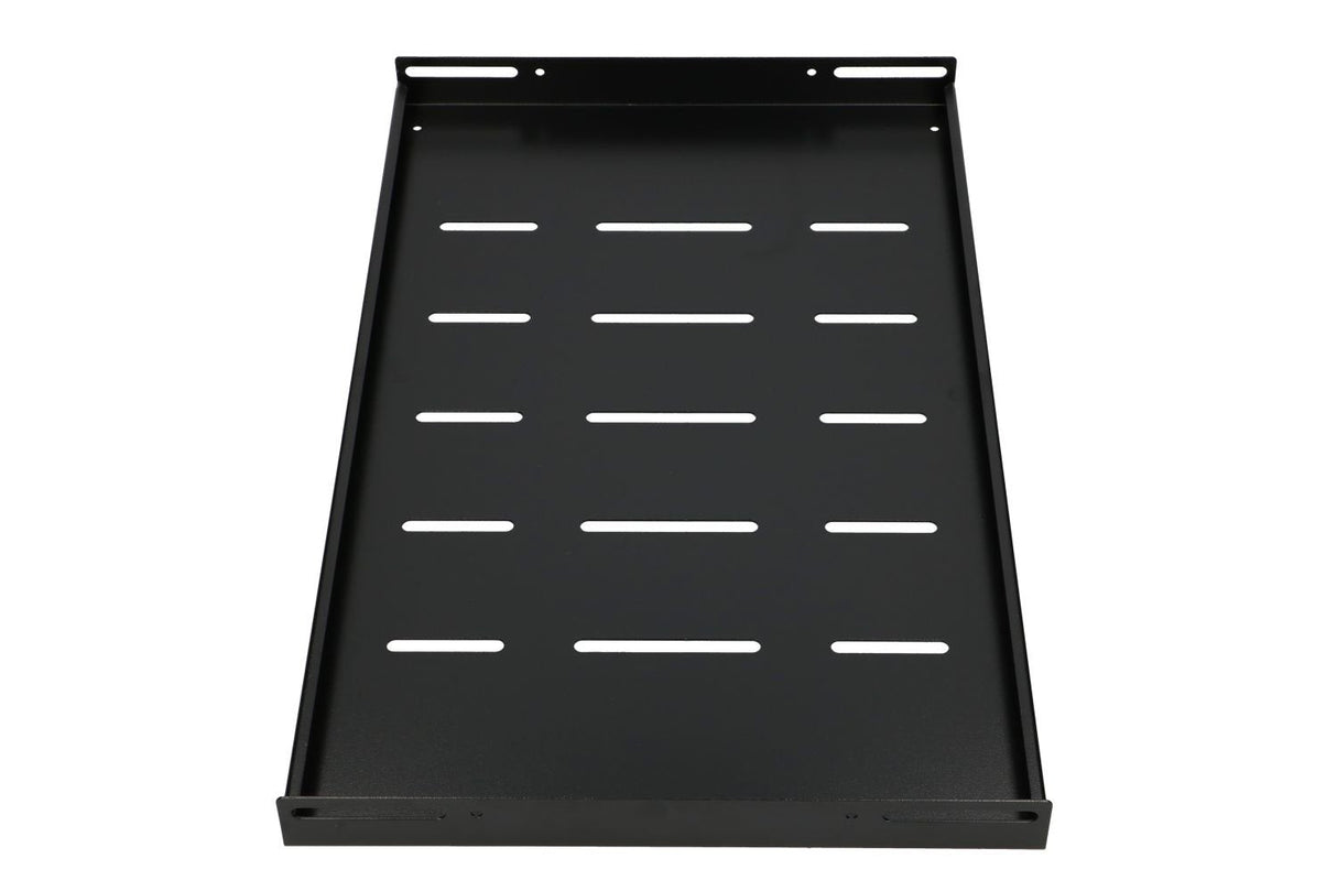 EAN 5903148912738 - Extralink SHELF 1U FOR WALL CABINETS 19\" 300MMX1U BLACK Cajón metálico para rack imagen 4