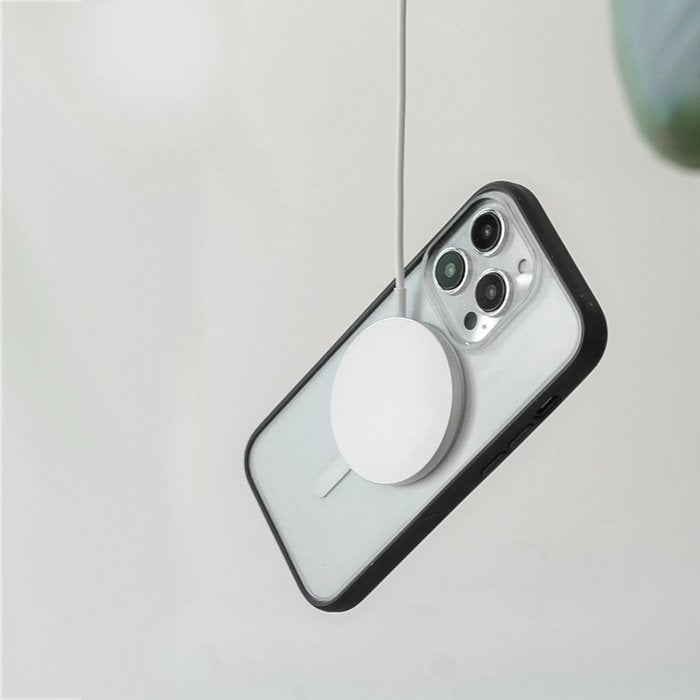 Woodcessories Funda Transparente Magsafe Iphone 15 Pro Max Blanco