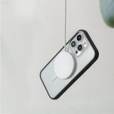 Woodcessories Funda Transparente Magsafe Iphone 15 Plus Blanco
