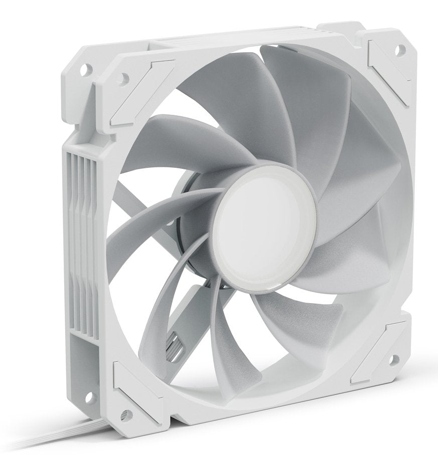 Ventilador Pc Sharkoon Shark Mirror Rgb Pwm Reverse Blanco, 120 Mm 4044951042470