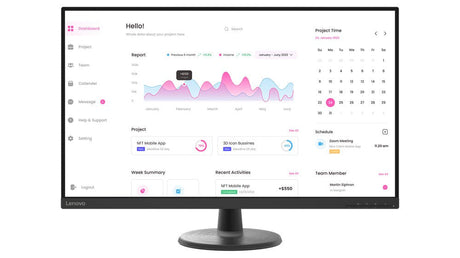 EAN 0196802121255 - Lenovo D32-40 pantalla para PC 80 cm (31.5") 1920 x 1080 Pixeles Full HD Negro imagen 3