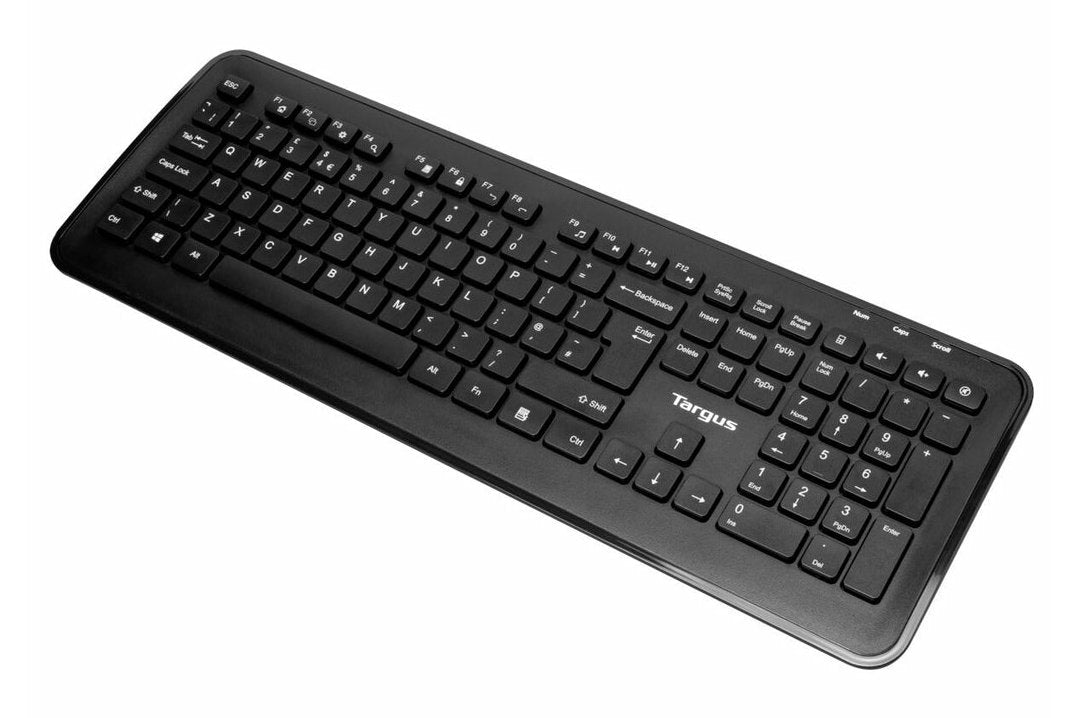 Targus Juego De Teclado Y Ratón Combo Full Size Inalámbrico 2.4 Ghz Qwerty Nórdico Negro