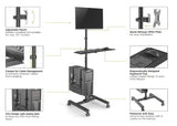 EAN 4015867236260 - Equip 650171 mueble y soporte para dispositivo multimedia Negro PC Carro multimedia imagen 14