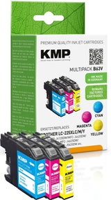 Kmp Patrone Brother Lc225xl C/M/Y Multip. 3x1200s. B63v