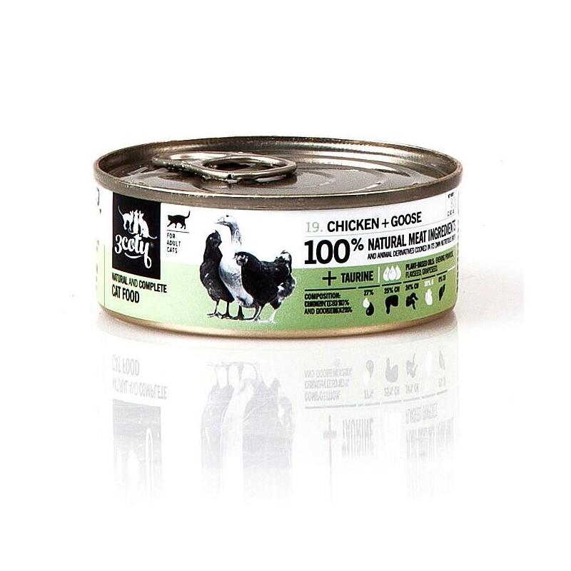 3coty Turkey With Krill - Comida Húmeda Para Gatos - 80g