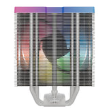 Refrigerador Nfortec Centaurus X2 Disipador Cpu Por Aire 4 Pipes Tdp 210w Blanco