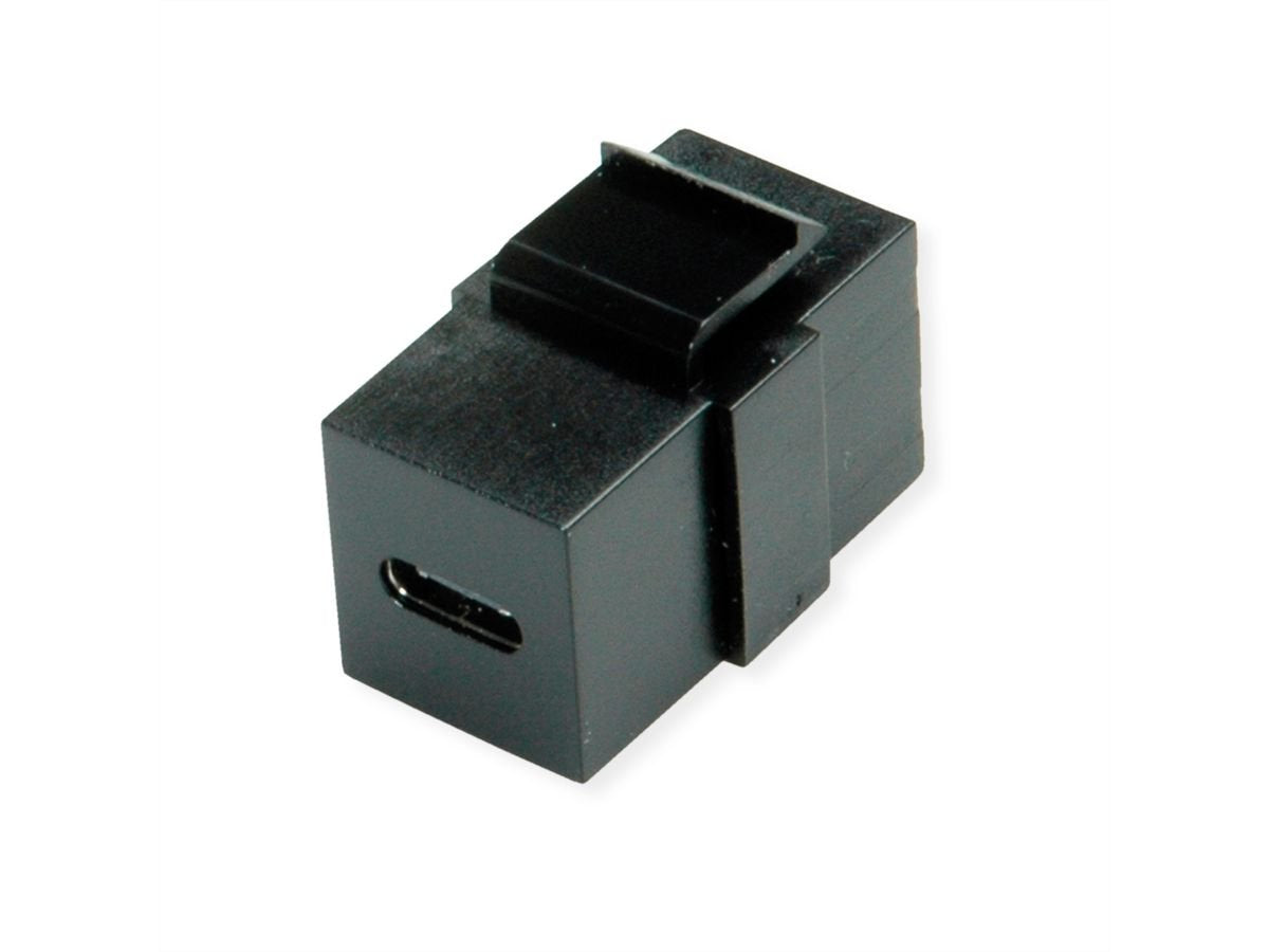 Usb Tipo C Keystone Módulo Negro