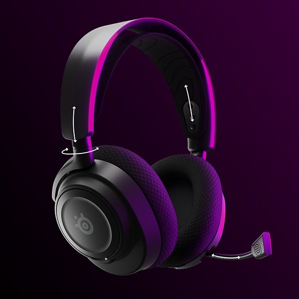 Auriculares Steelseries Arctis Nova 7 Inalámbrico  Usb Tipo C Bluetooth Negro